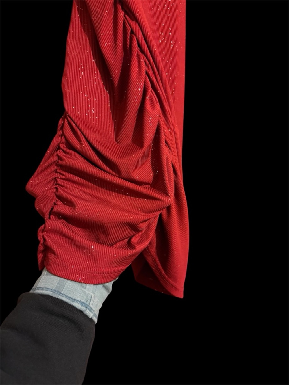 Red Sparkle Dress - Picture 4 of 5